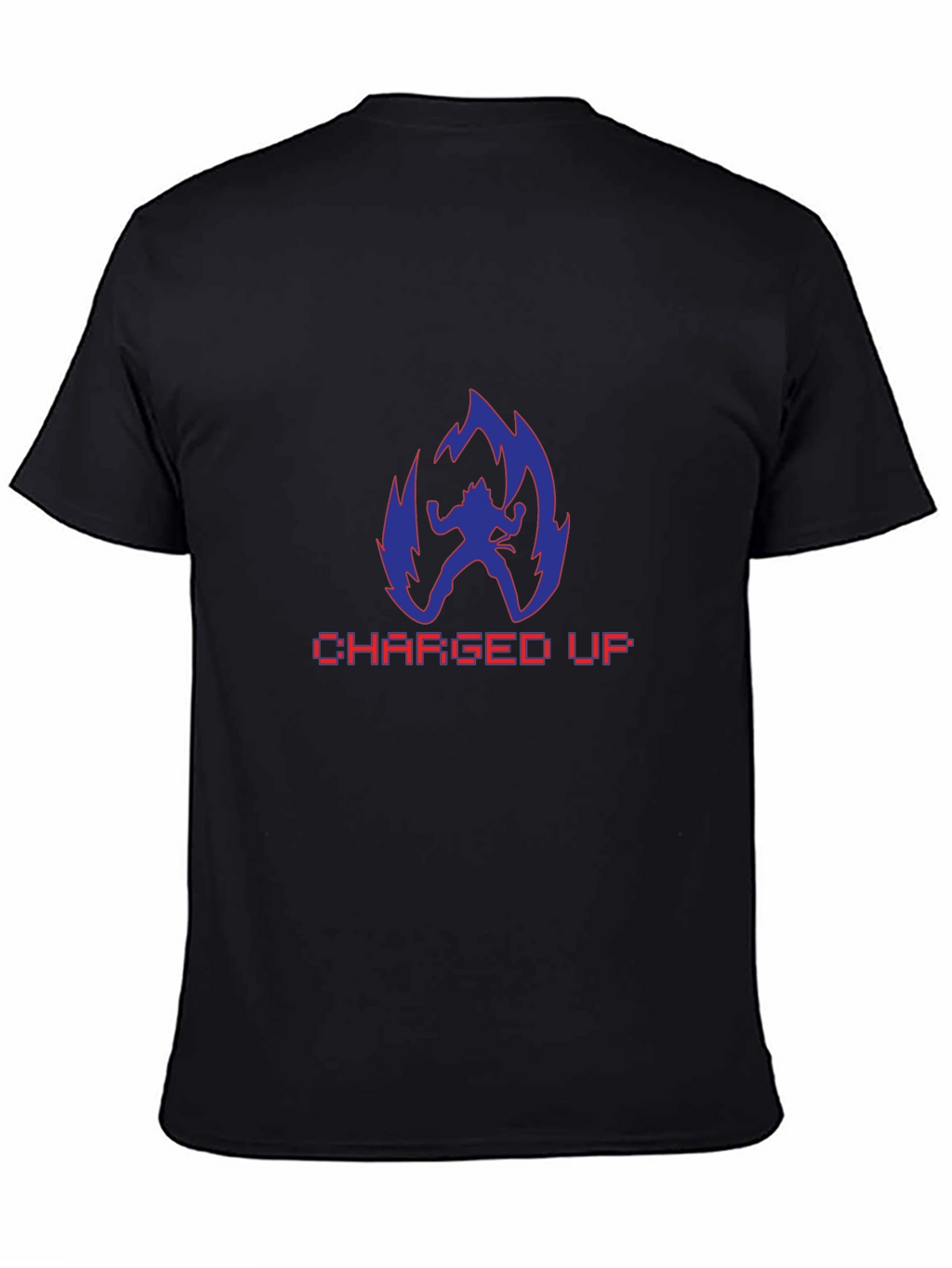 Charged Up Anime T-Shirt - Black