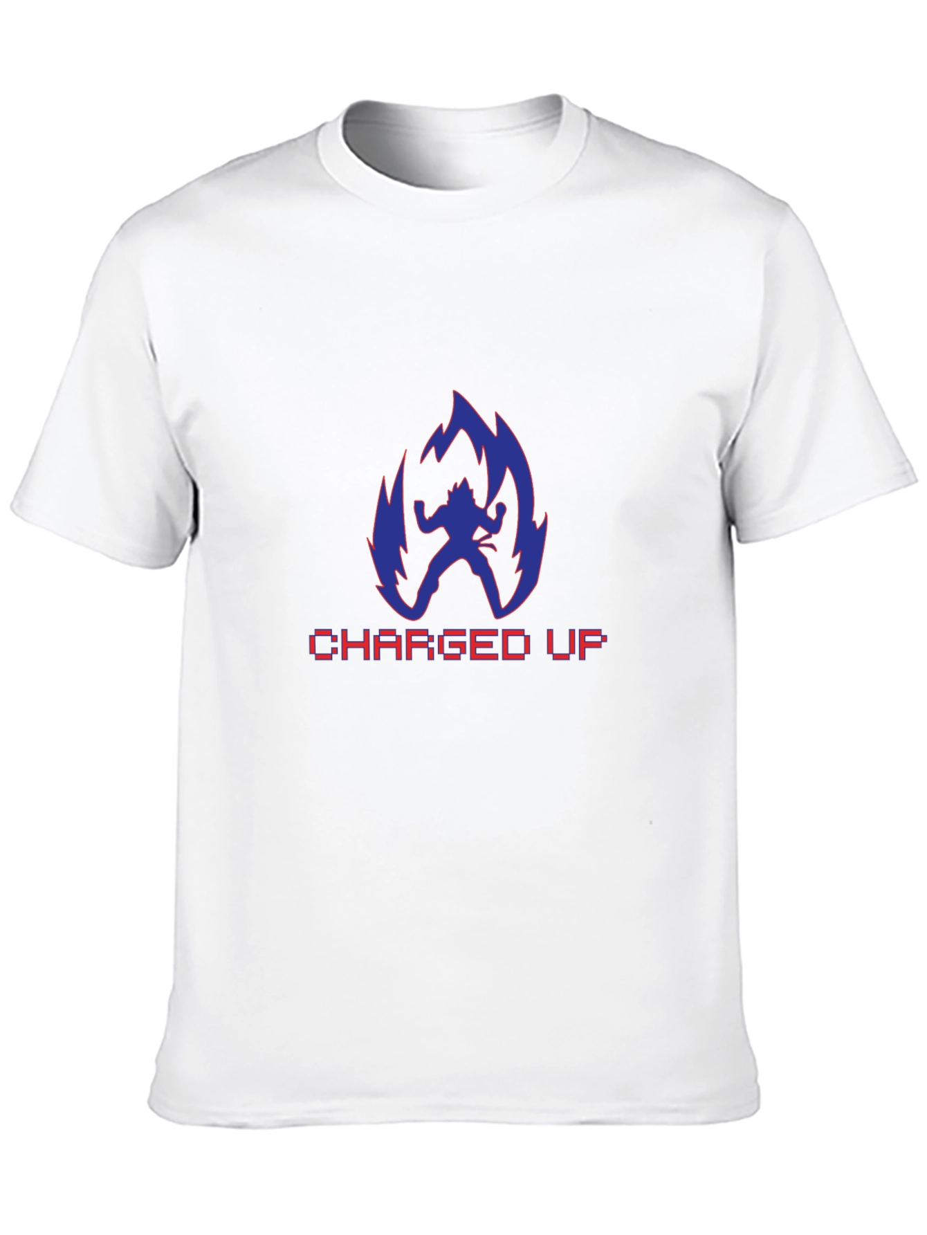Charged Up Anime T-Shirt - Black