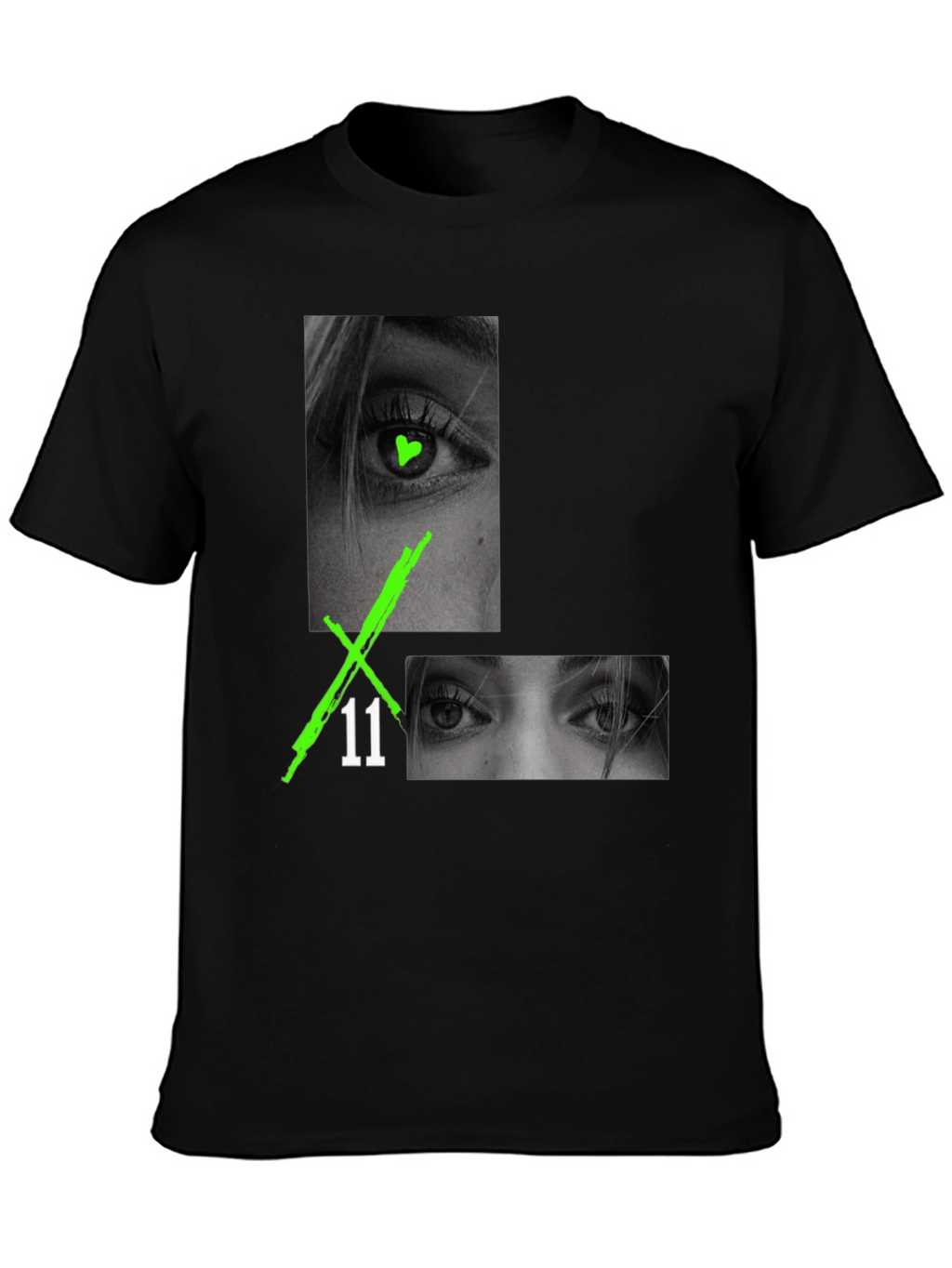 Eye Graphic Black T-Shirt