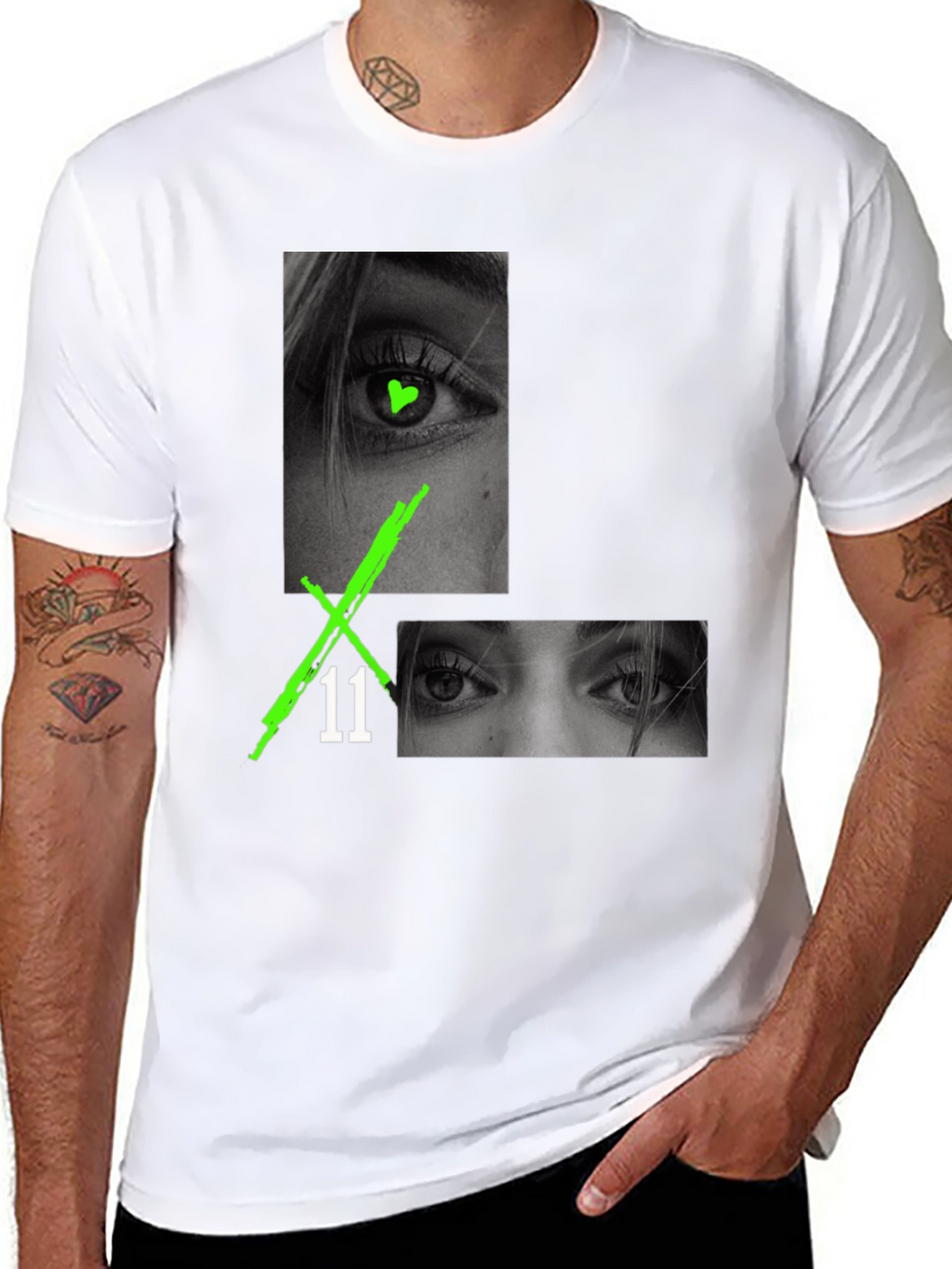 Eye Graphic Black T-Shirt