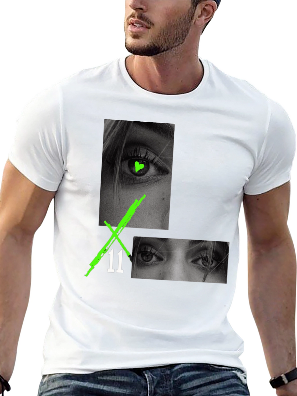 Eye Graphic Black T-Shirt