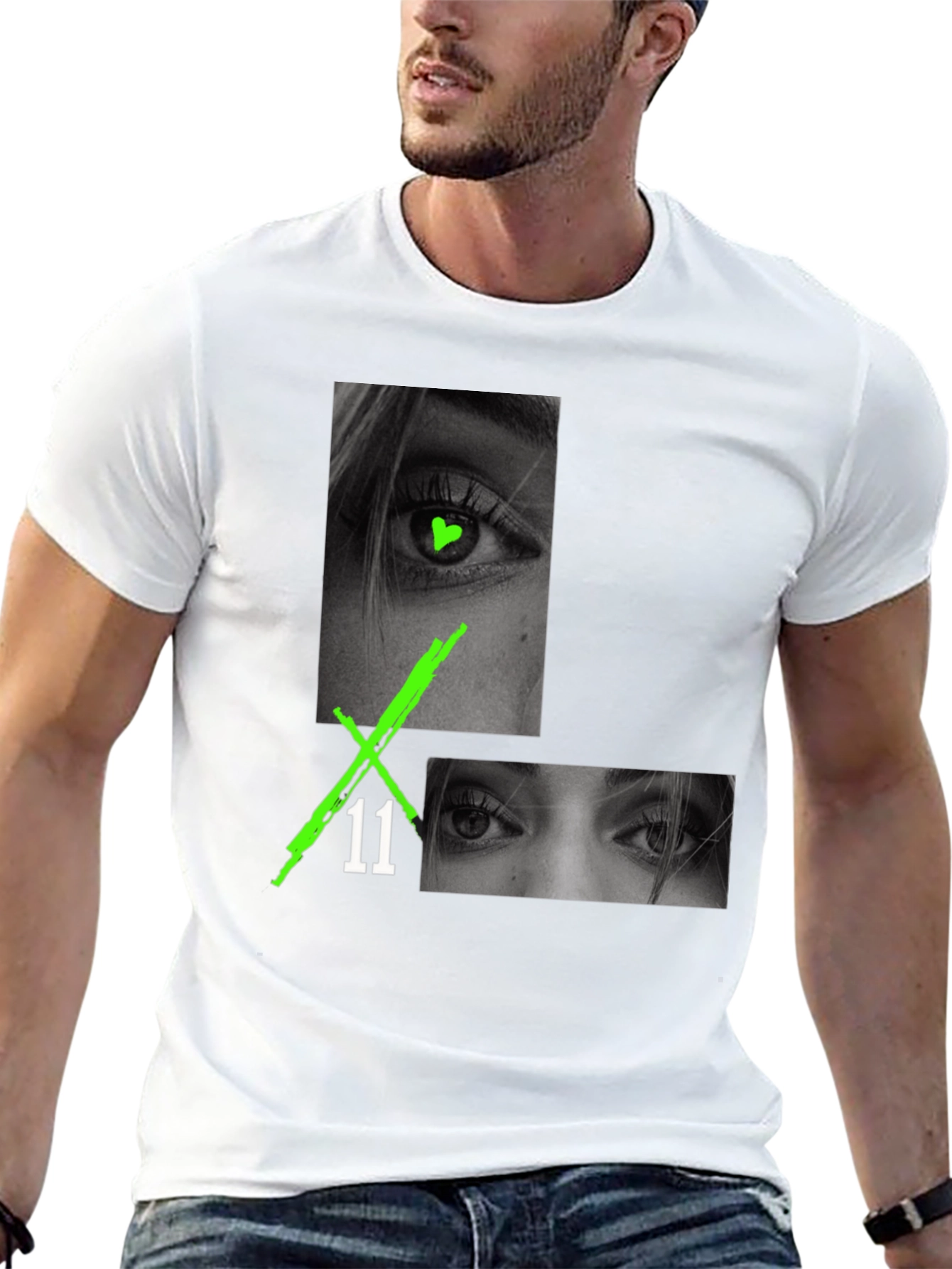Eye Graphic Black T-Shirt