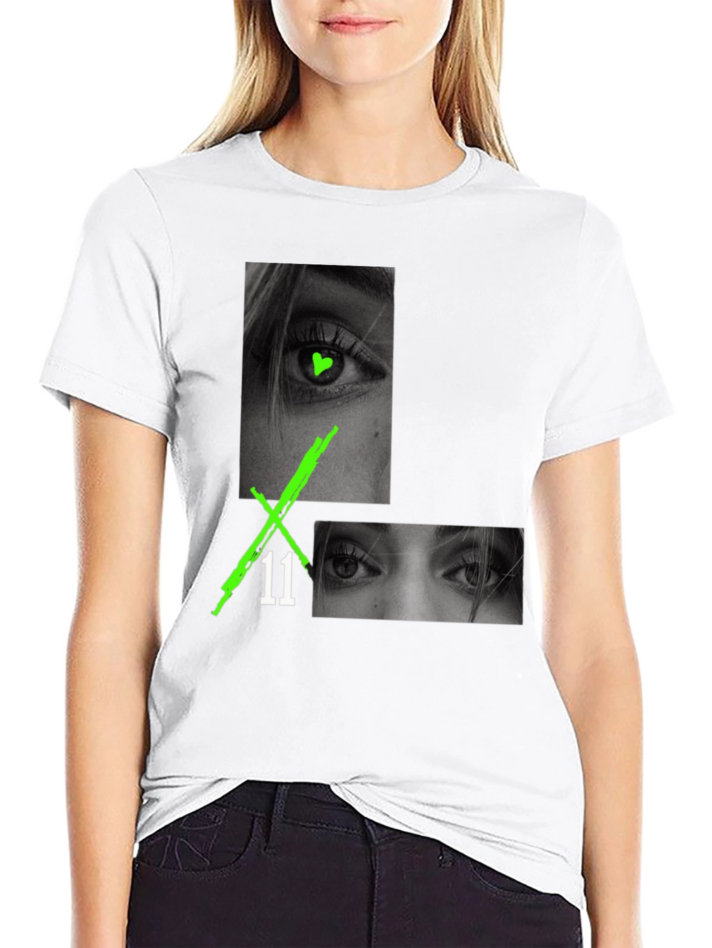 Eye Graphic Black T-Shirt