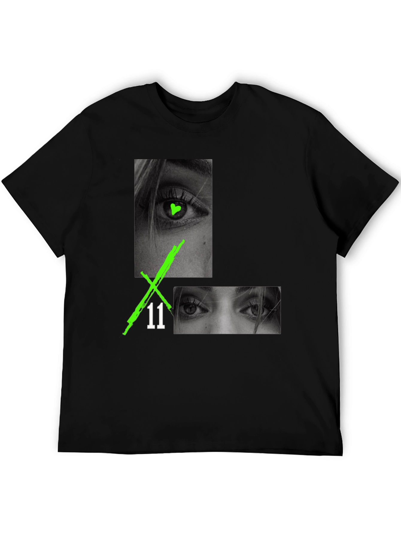 Eye Graphic Black T-Shirt