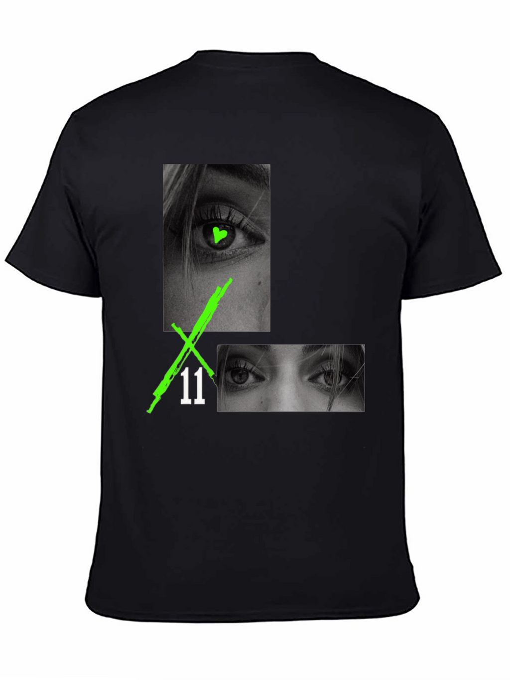 Eye Graphic Black T-Shirt