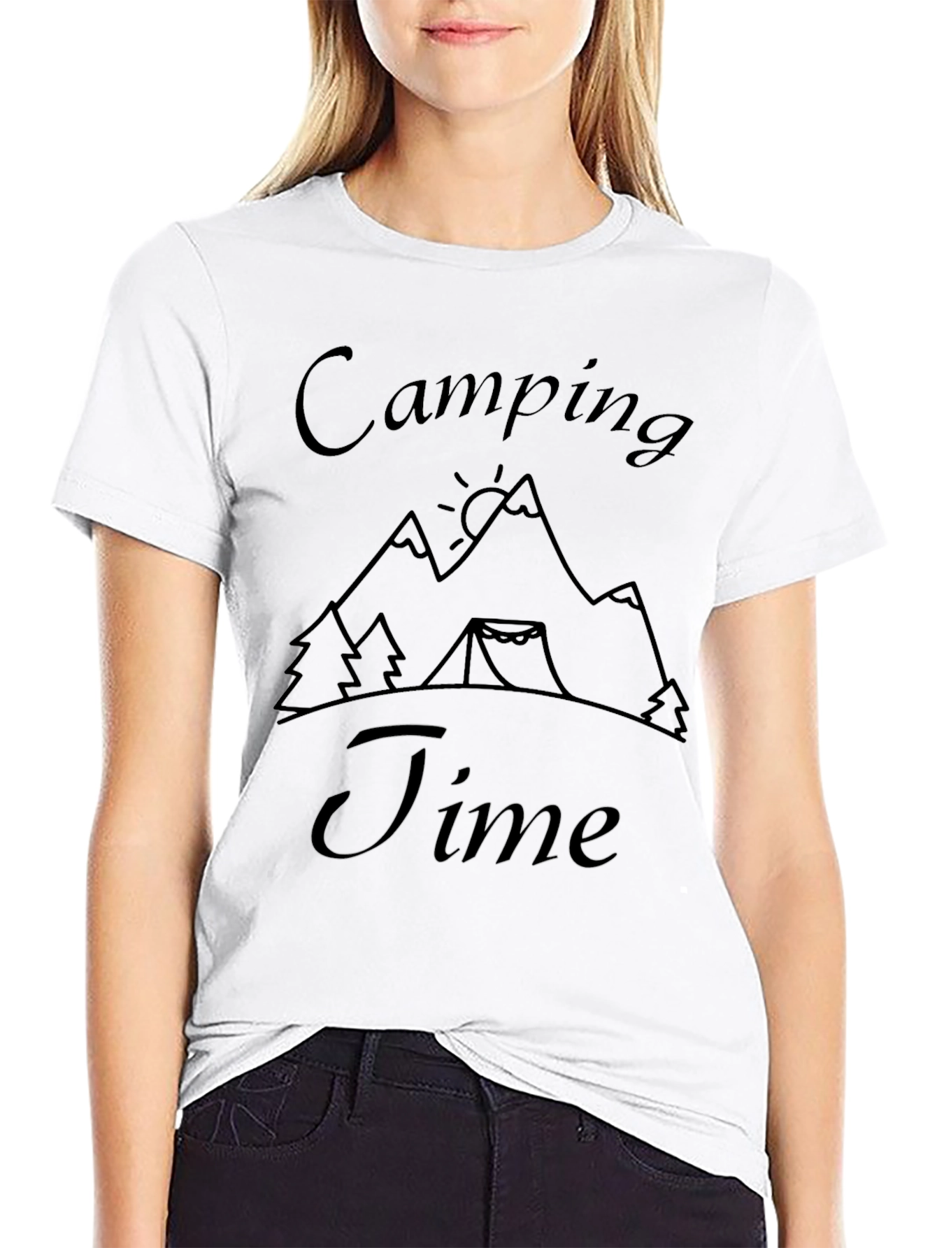 Camping Time Graphic T-Shirt
