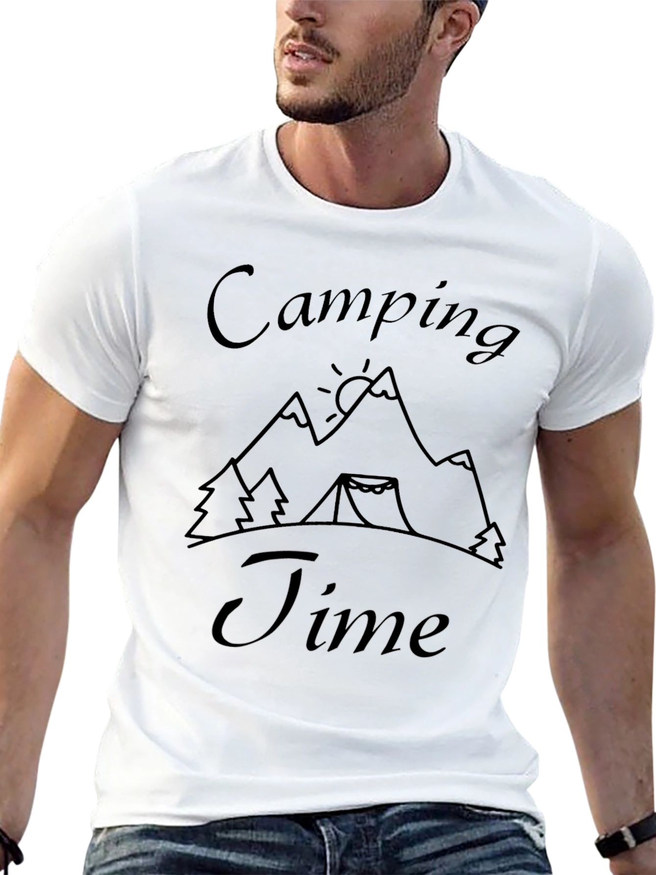 Camping Time Graphic T-Shirt