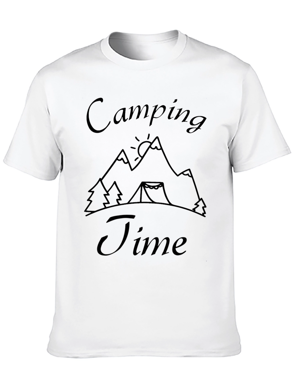 Camping Time Graphic T-Shirt