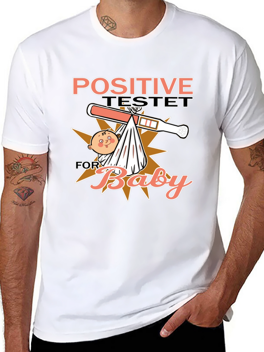 Positive Test Baby Humor T-Shirt