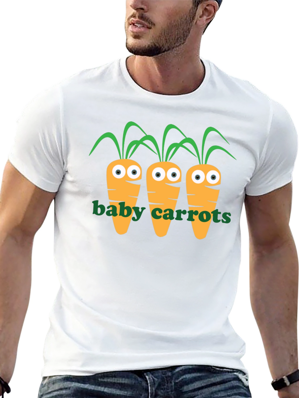 Cute Carrots Graphic T-Shirt - Fun & Unique Design