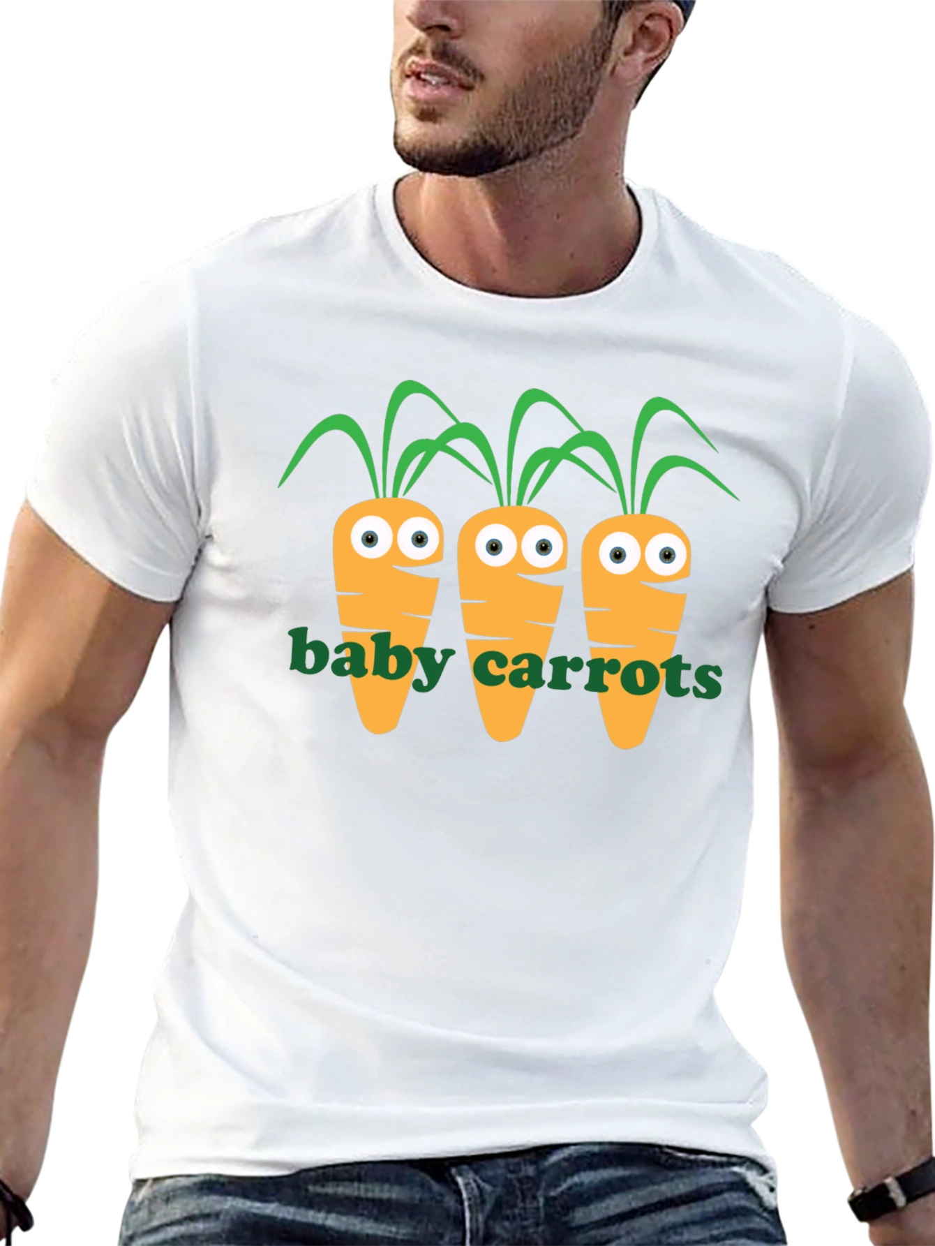Cute Carrots Graphic T-Shirt - Fun & Unique Design