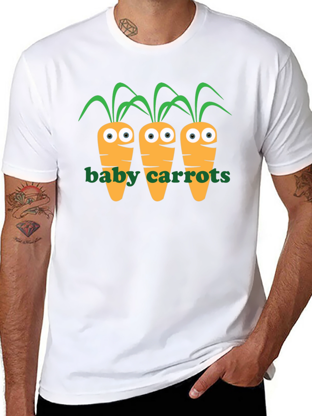 Cute Carrots Graphic T-Shirt - Fun & Unique Design