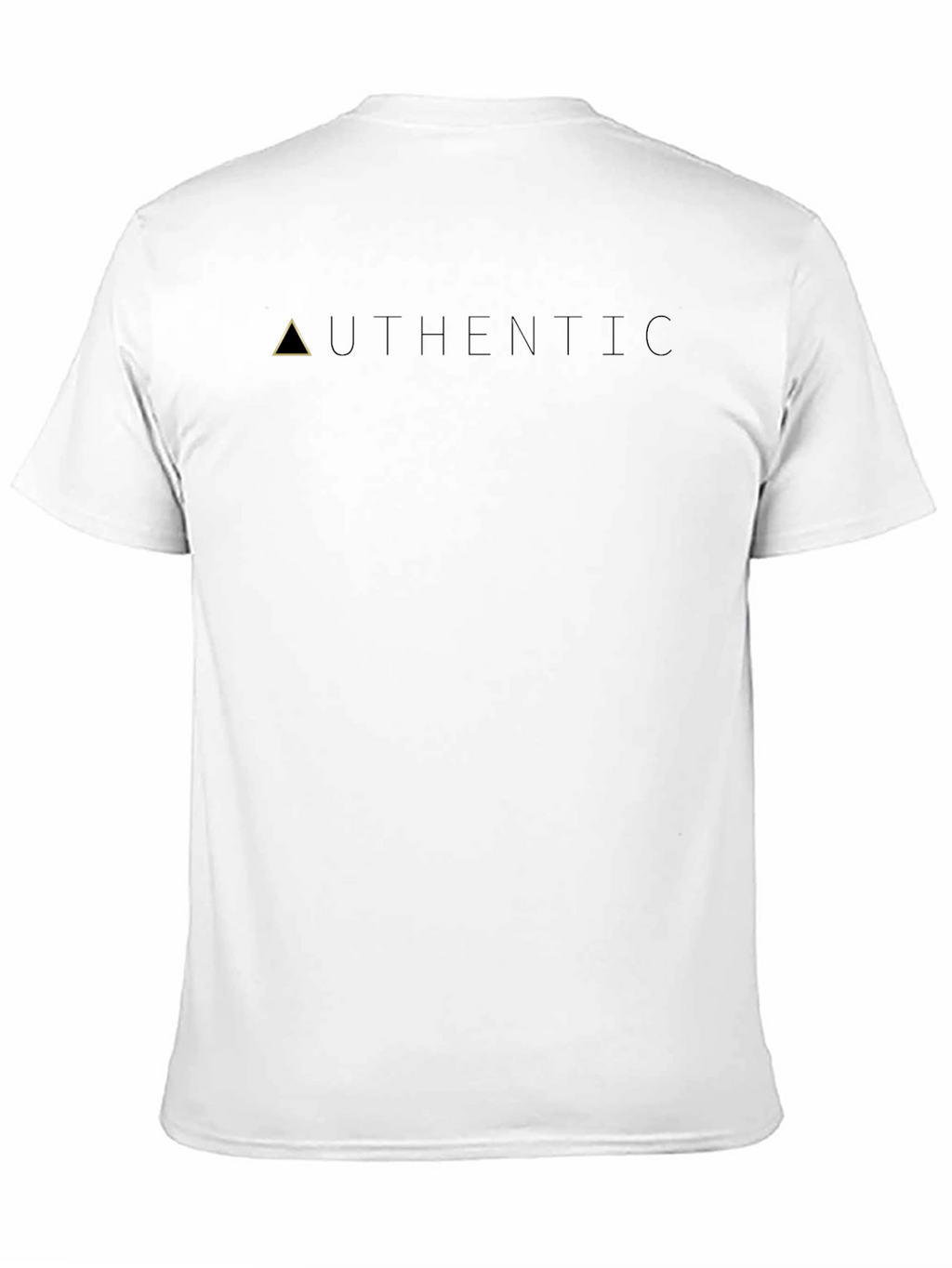 Authentic Black Graphic Tee - Minimalist Design
