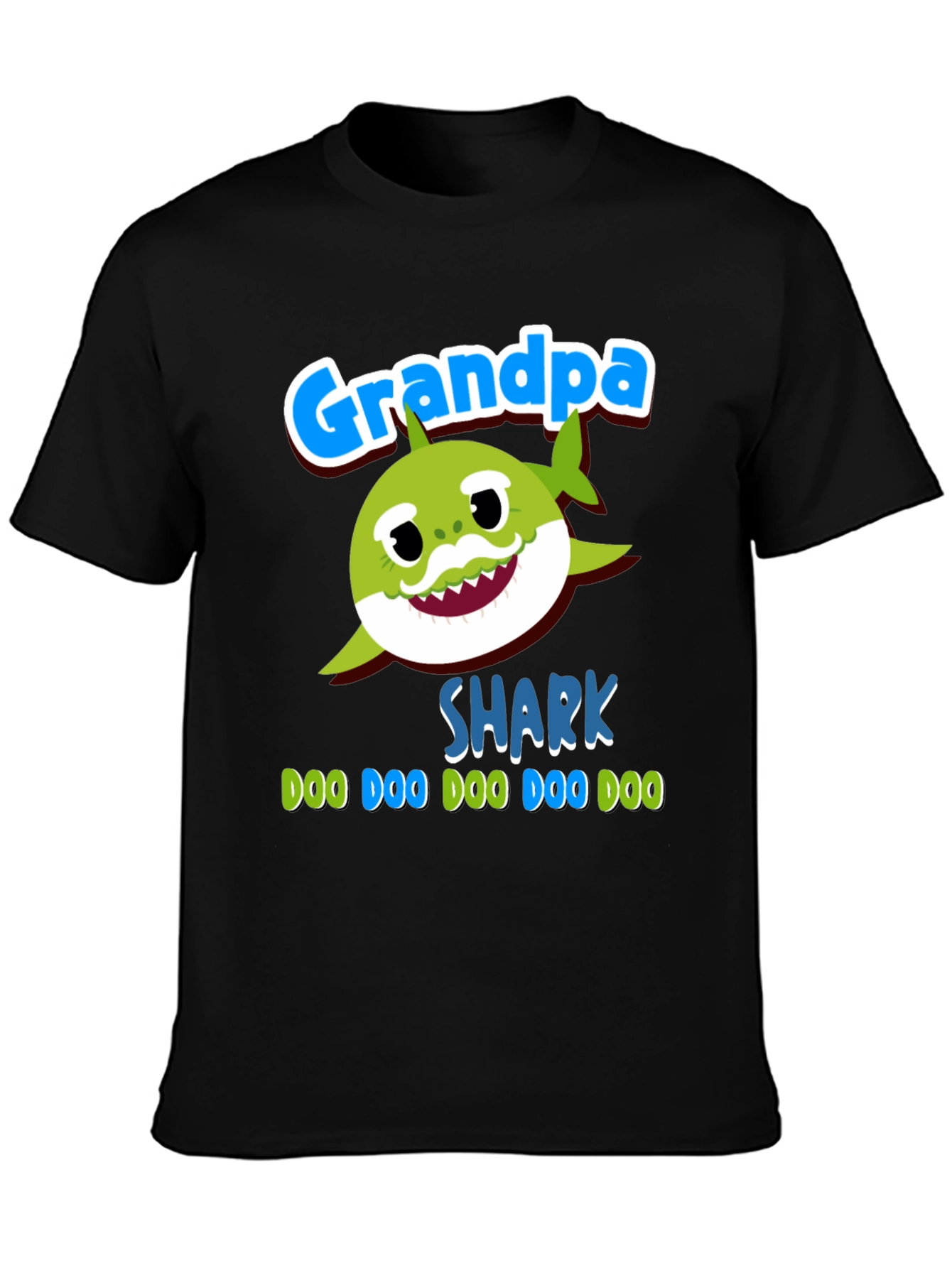 Grandpa Shark Graphic Tee - Doo Doo Doo