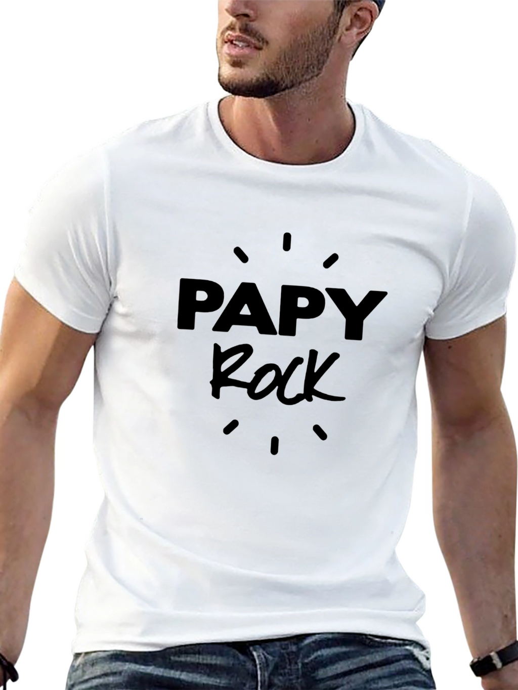 PAPY Rock Graphic Black T-Shirt