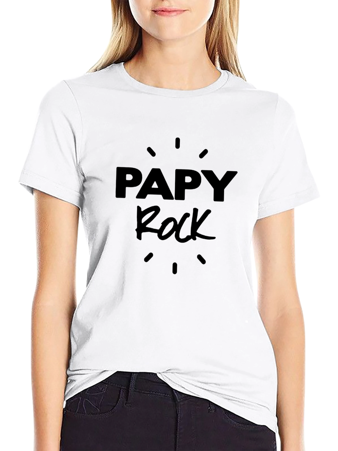 PAPY Rock Graphic Black T-Shirt