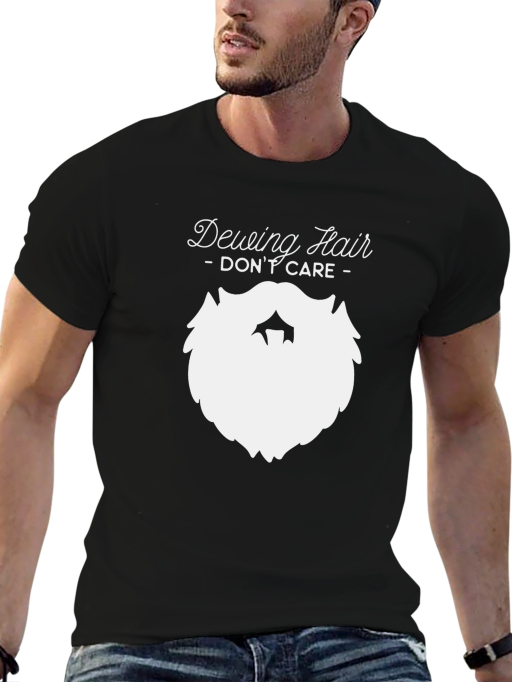 Funny Dewing Hair Dont Care T-Shirt