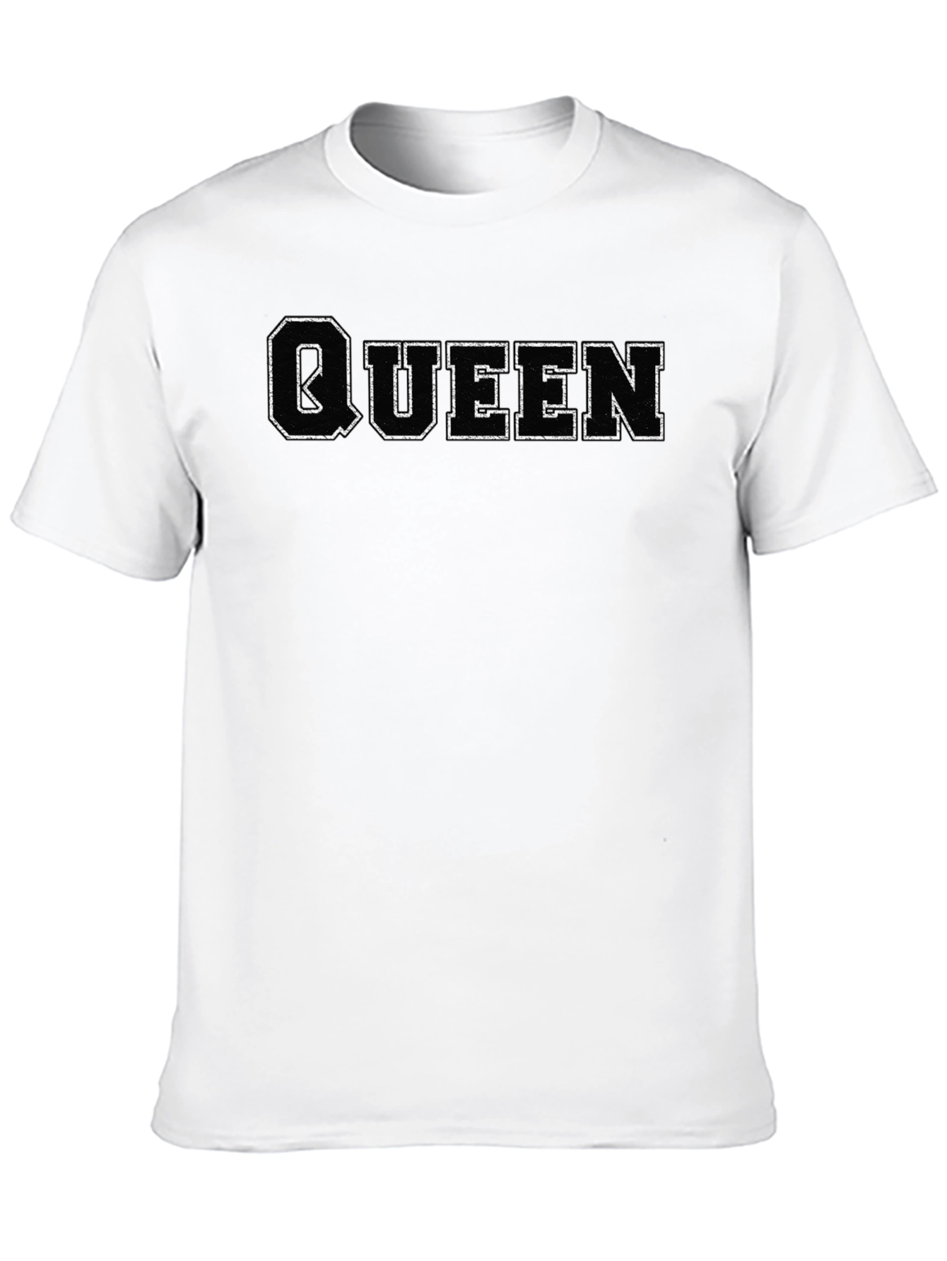 Queen Graphic T-Shirt - Black Crew Neck Tee
