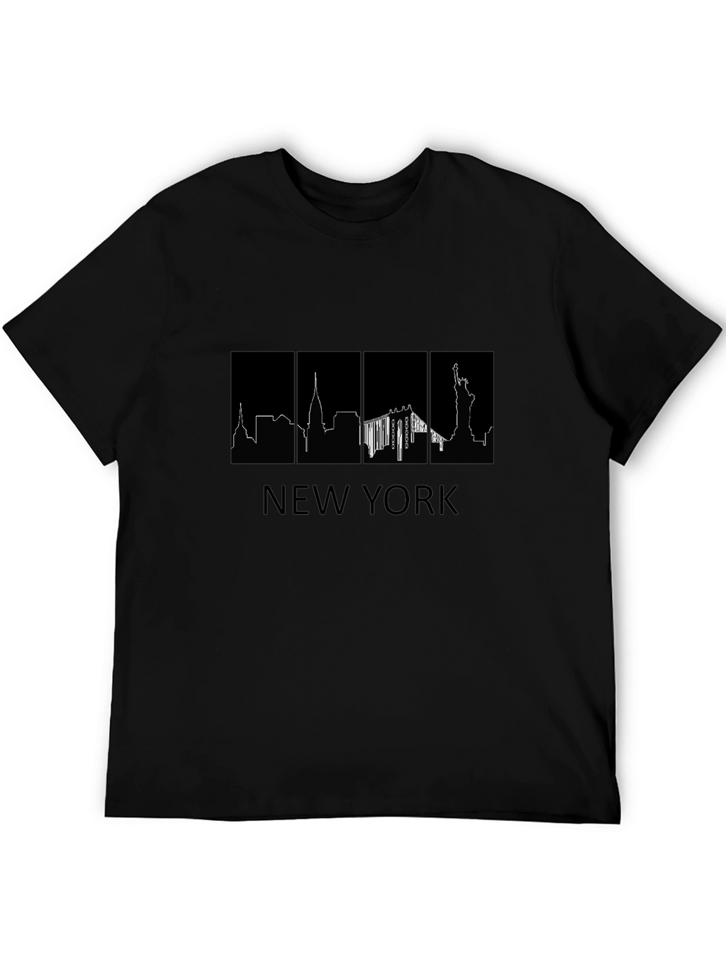 New York Skyline Graphic T-Shirt
