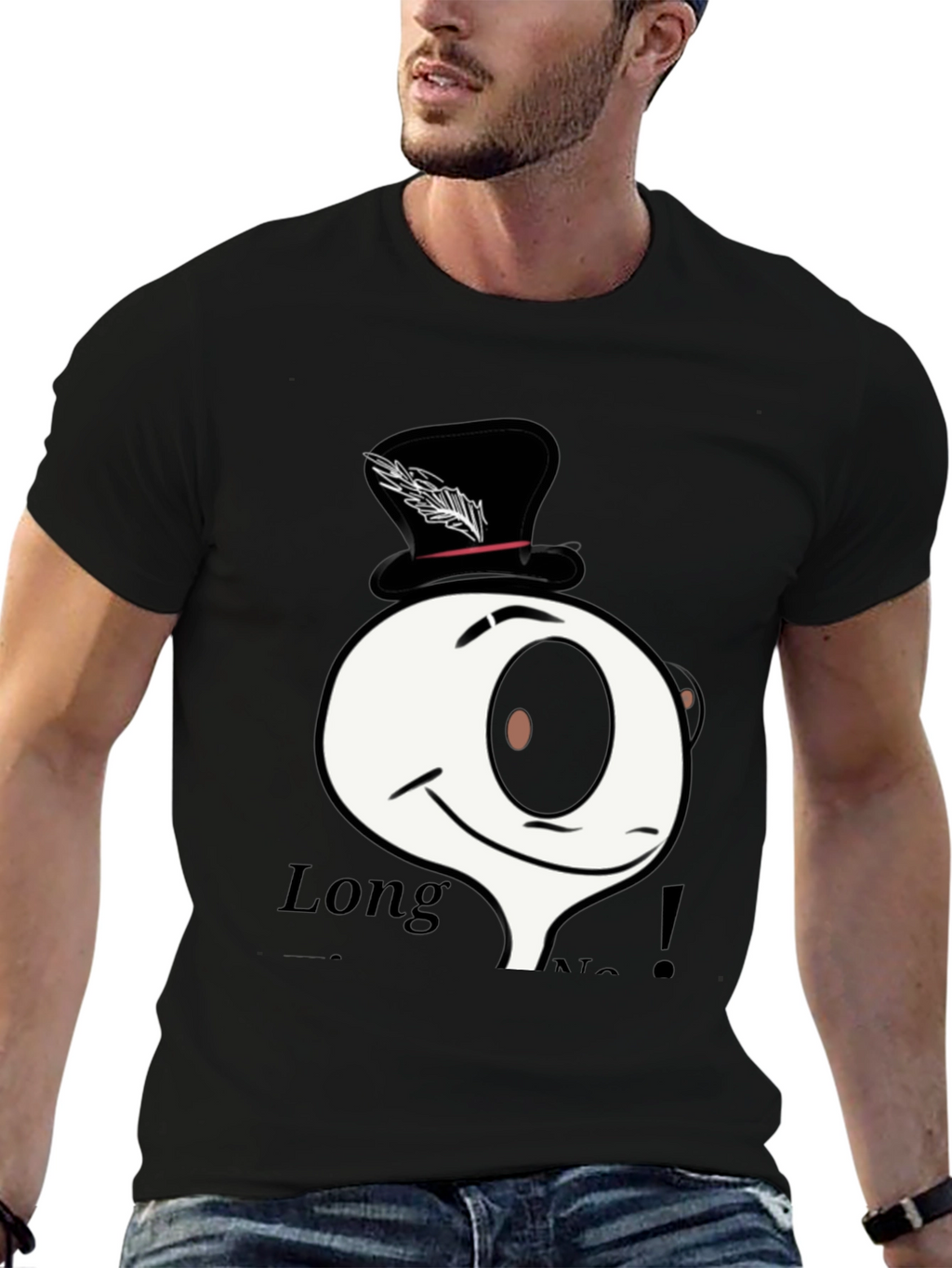 Cartoon Character Graphic T-Shirt