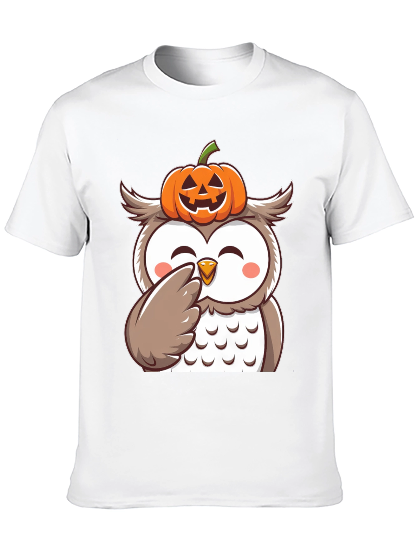 Halloween Owl Pumpkin T-Shirt