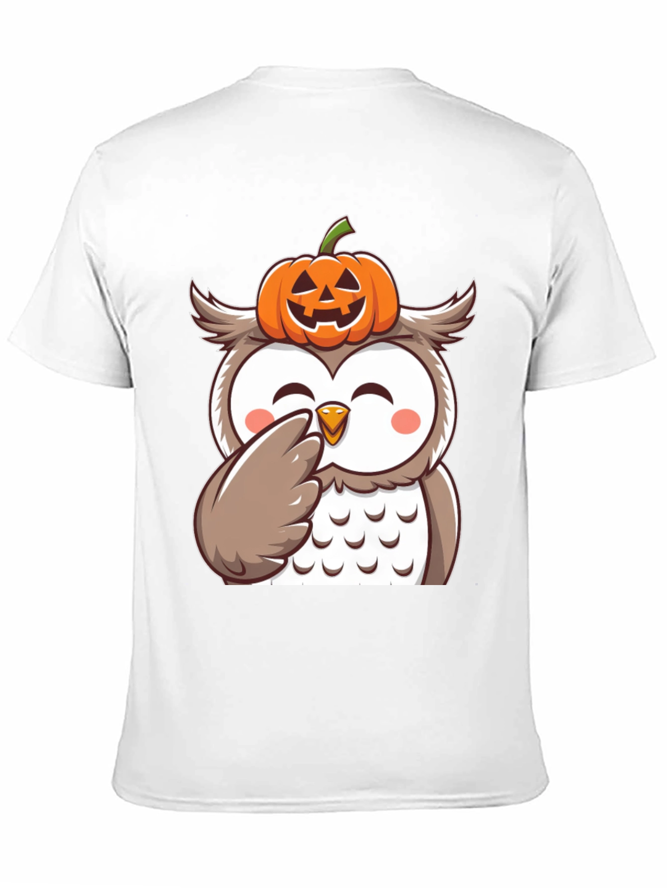Halloween Owl Pumpkin T-Shirt
