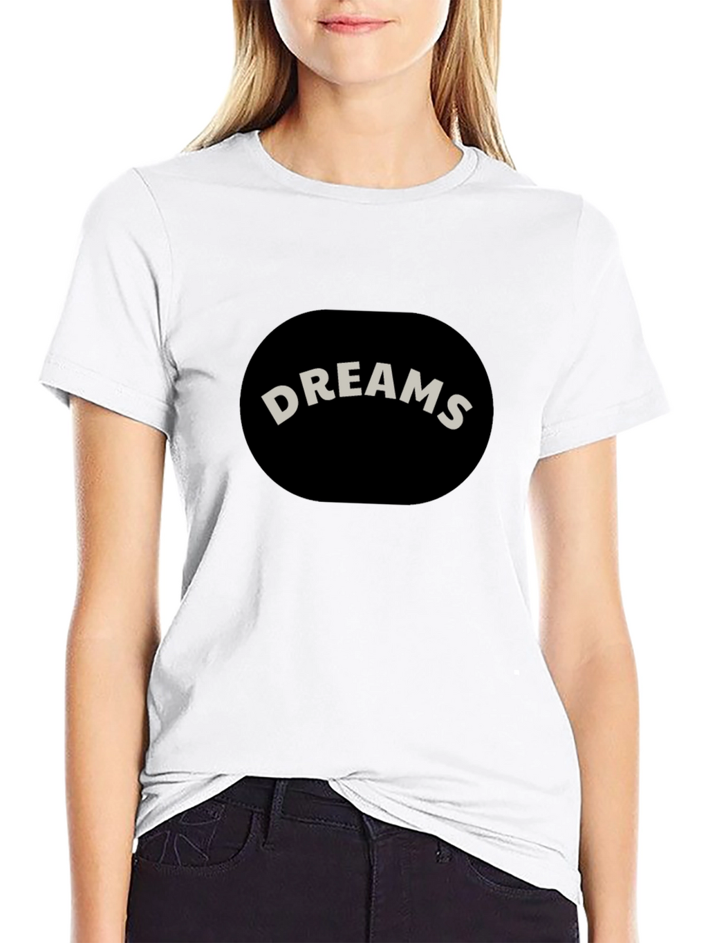 Dreams Graphic Black T-Shirt