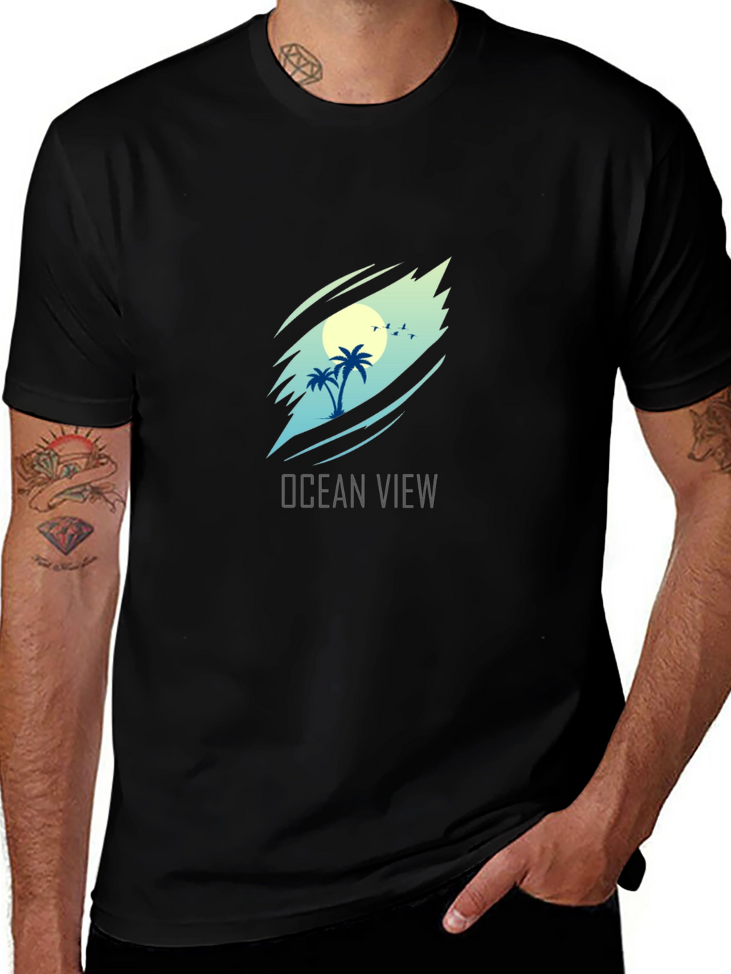 Ocean View Graphic Tee - Island Getaway Style