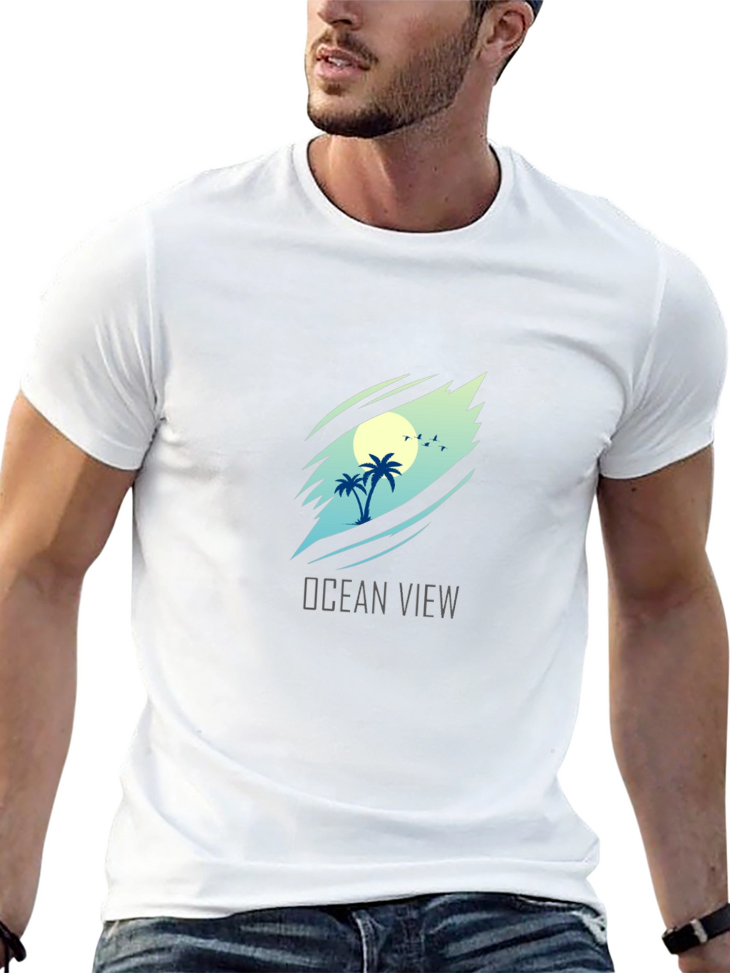 Ocean View Graphic Tee - Island Getaway Style