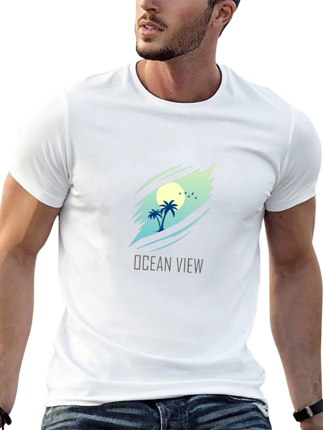 Ocean View Graphic Tee - Island Getaway Style