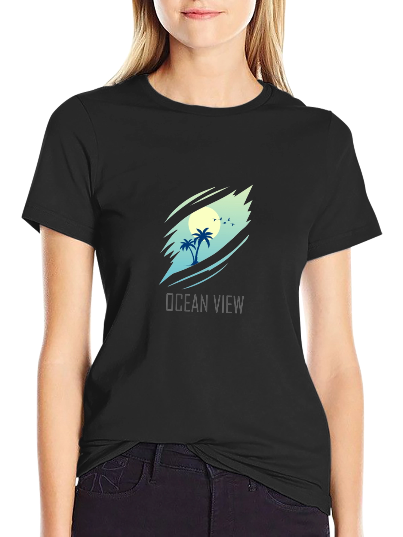 Ocean View Graphic Tee - Island Getaway Style