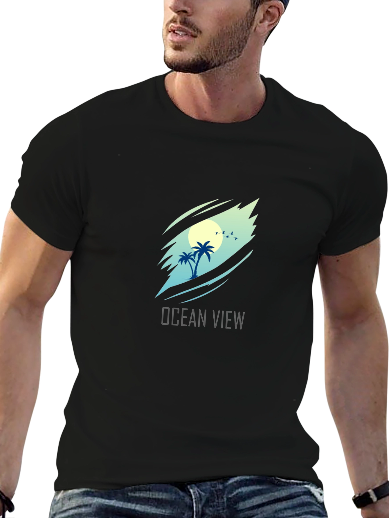 Ocean View Graphic Tee - Island Getaway Style