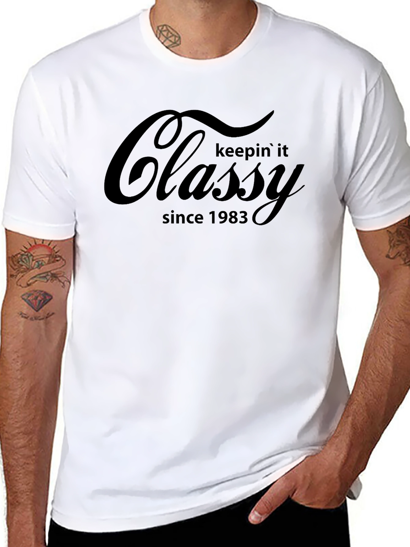Classy Since 1983 Black T-Shirt