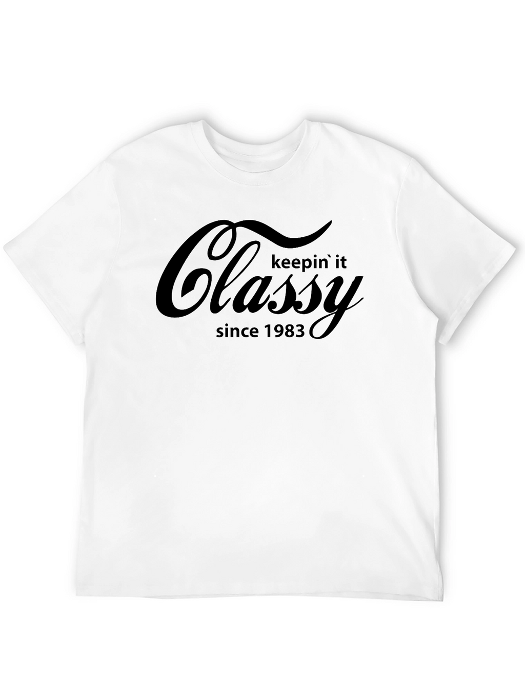 Classy Since 1983 Black T-Shirt