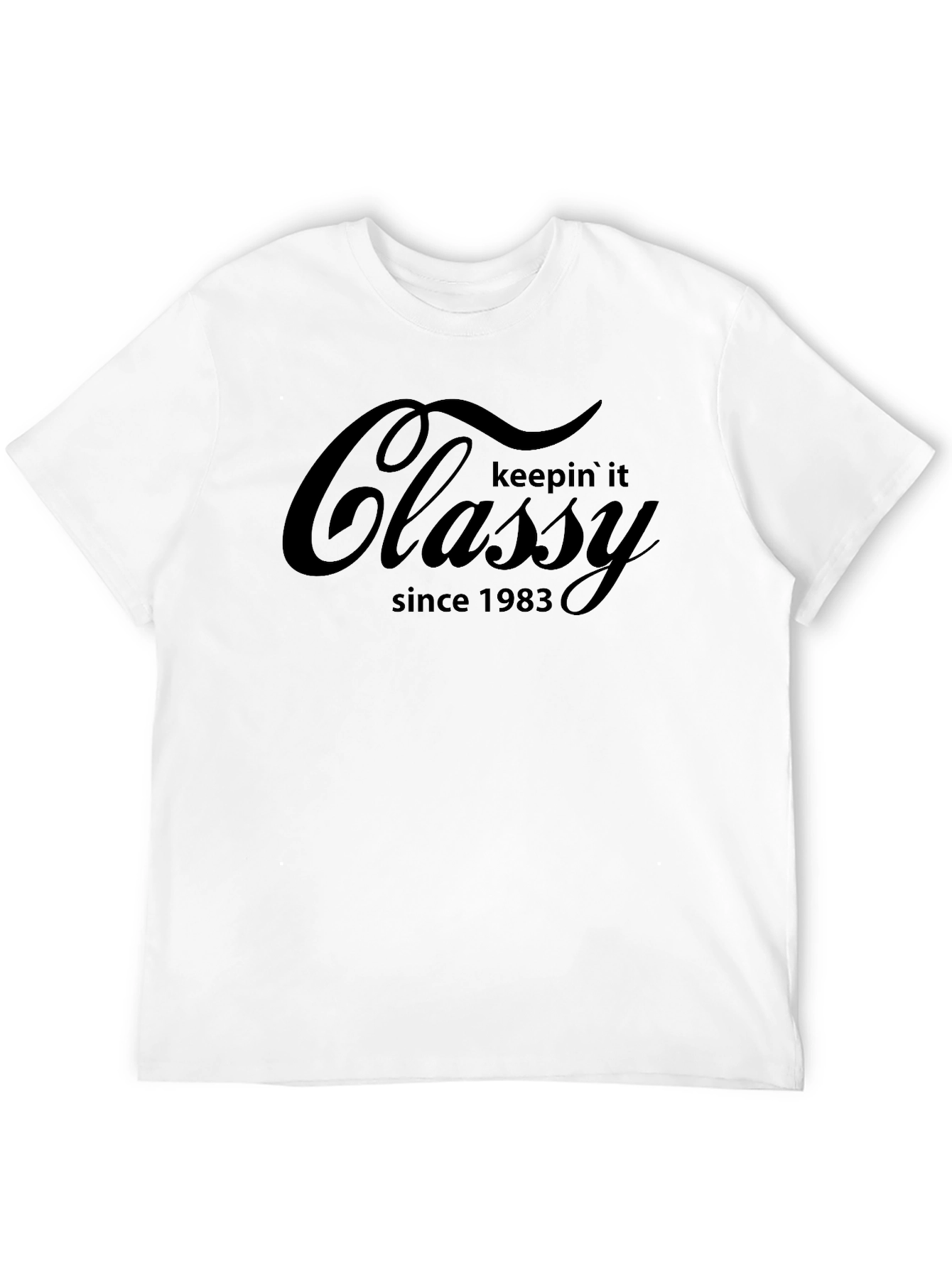 Classy Since 1983 Black T-Shirt