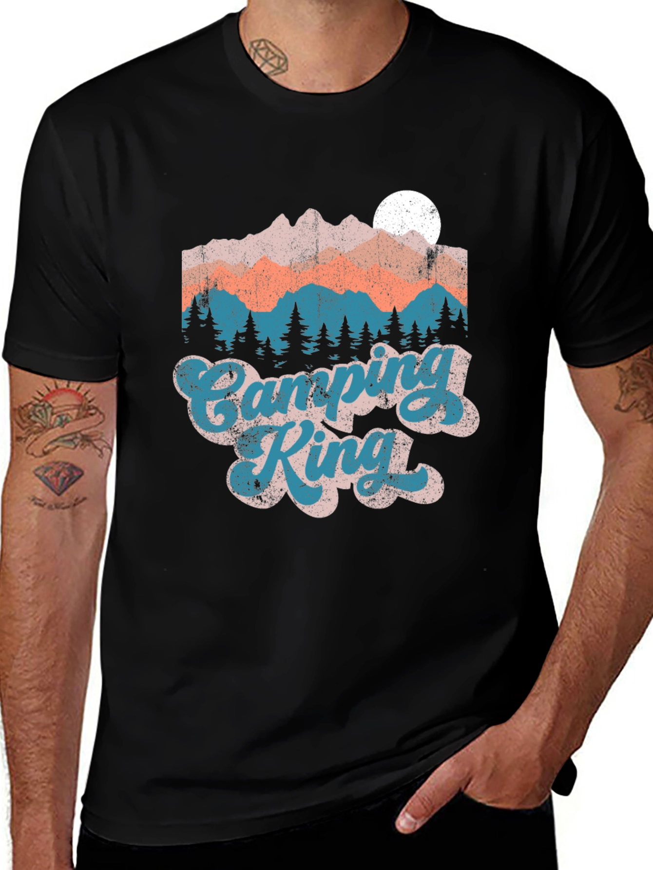 Camping King Graphic T-Shirt
