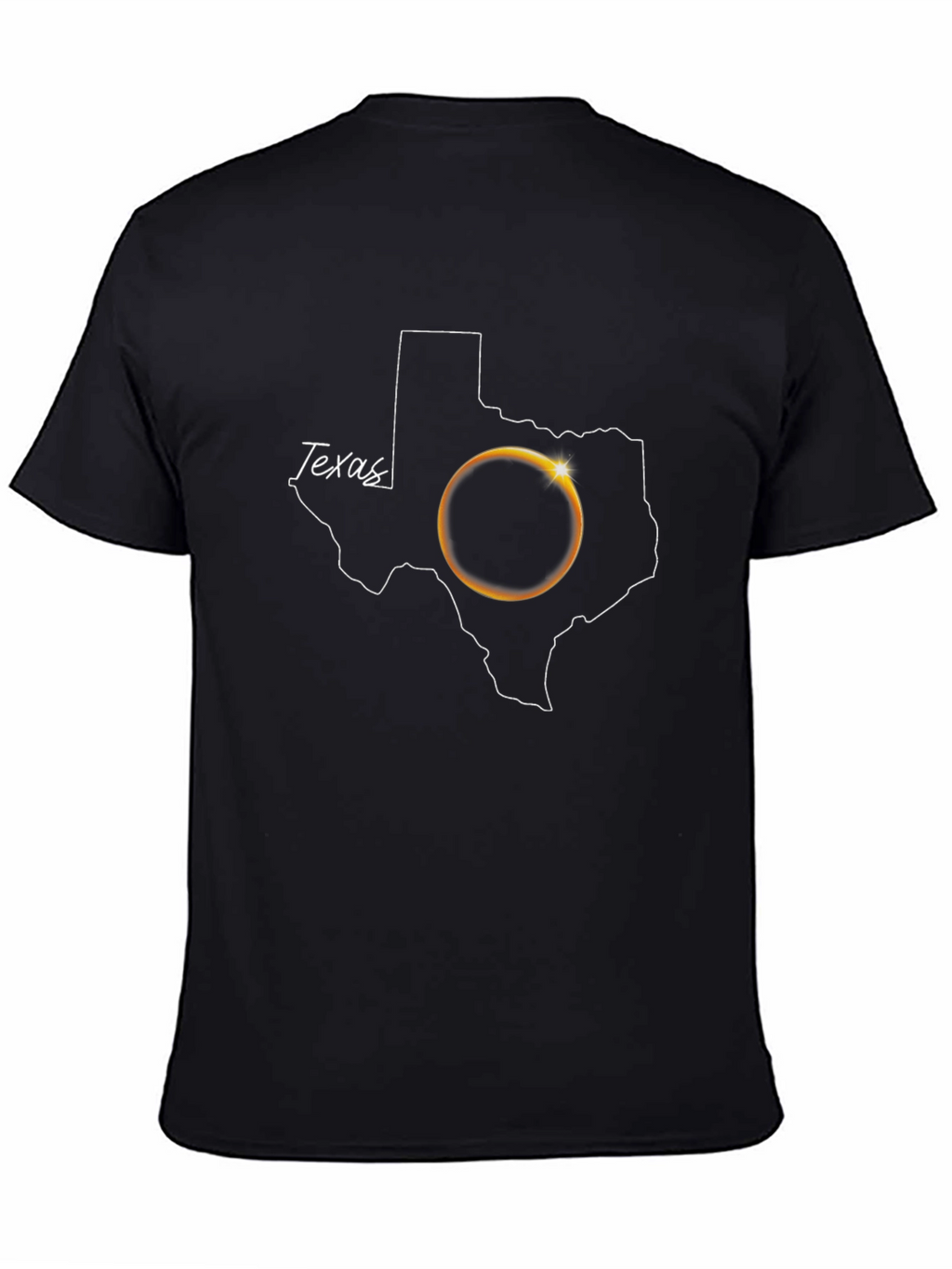 Texas Eclipse T-Shirt - Black