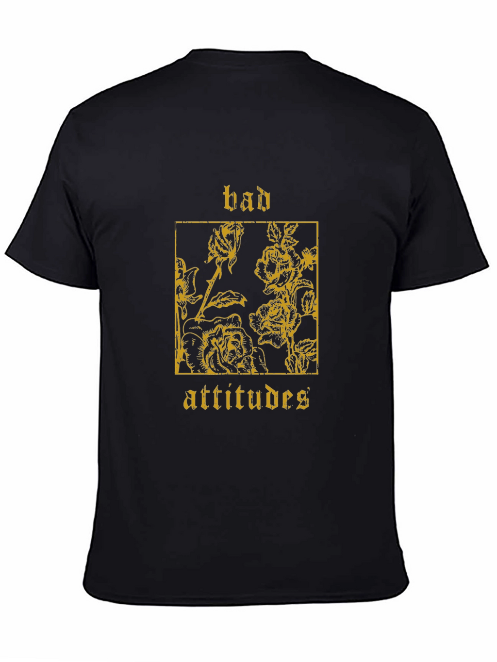Bad Attitudes Graphic Tee - Black Unisex T-Shirt