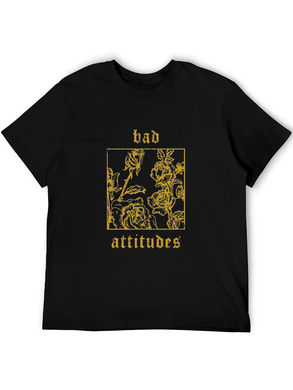 Bad Attitudes Graphic Tee - Black Unisex T-Shirt