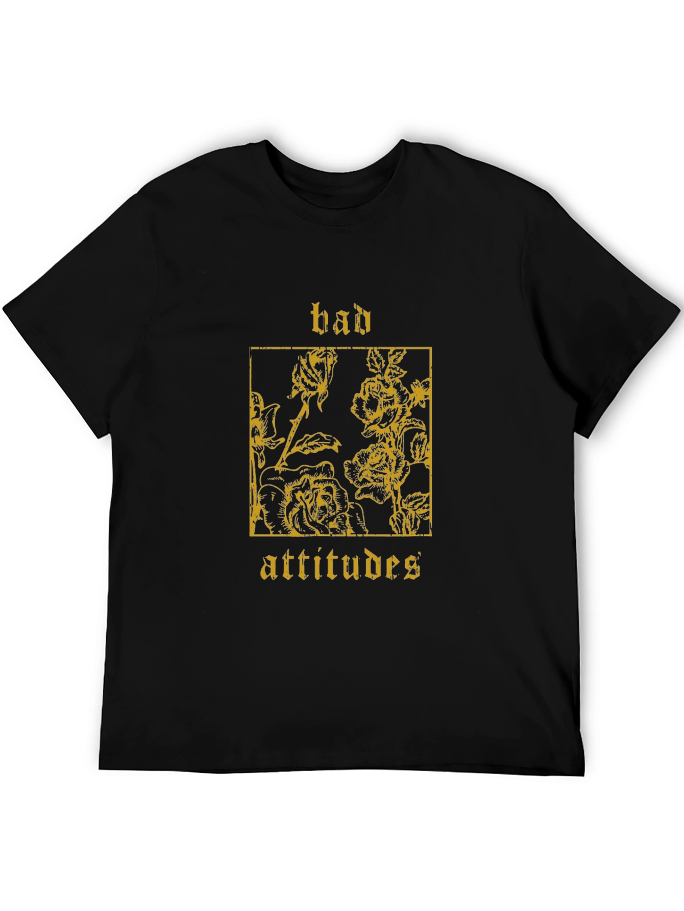 Bad Attitudes Graphic Tee - Black Unisex T-Shirt