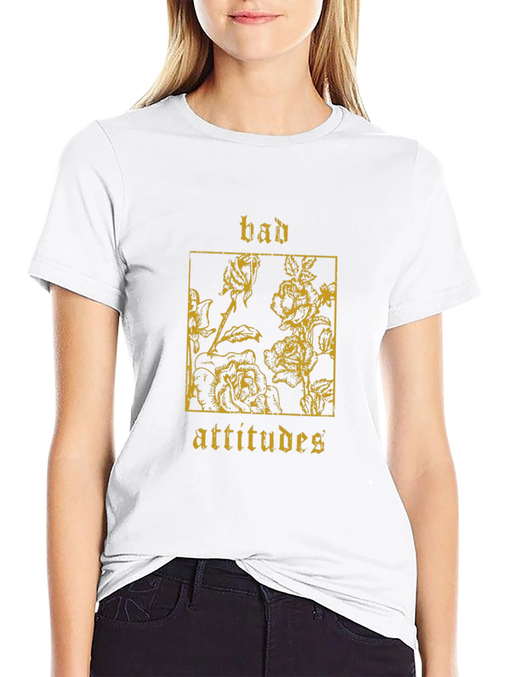 Bad Attitudes Graphic Tee - Black Unisex T-Shirt