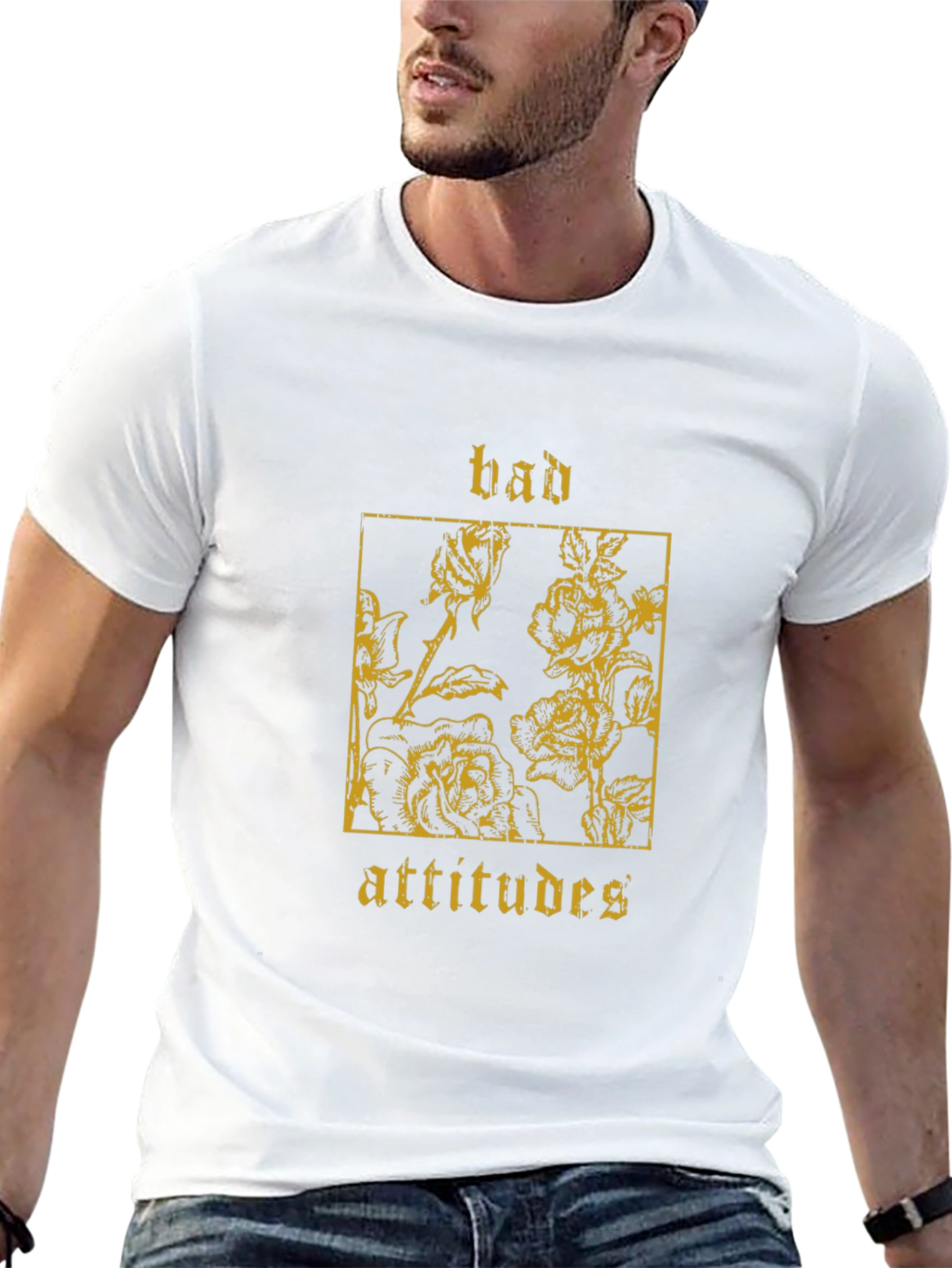 Bad Attitudes Graphic Tee - Black Unisex T-Shirt