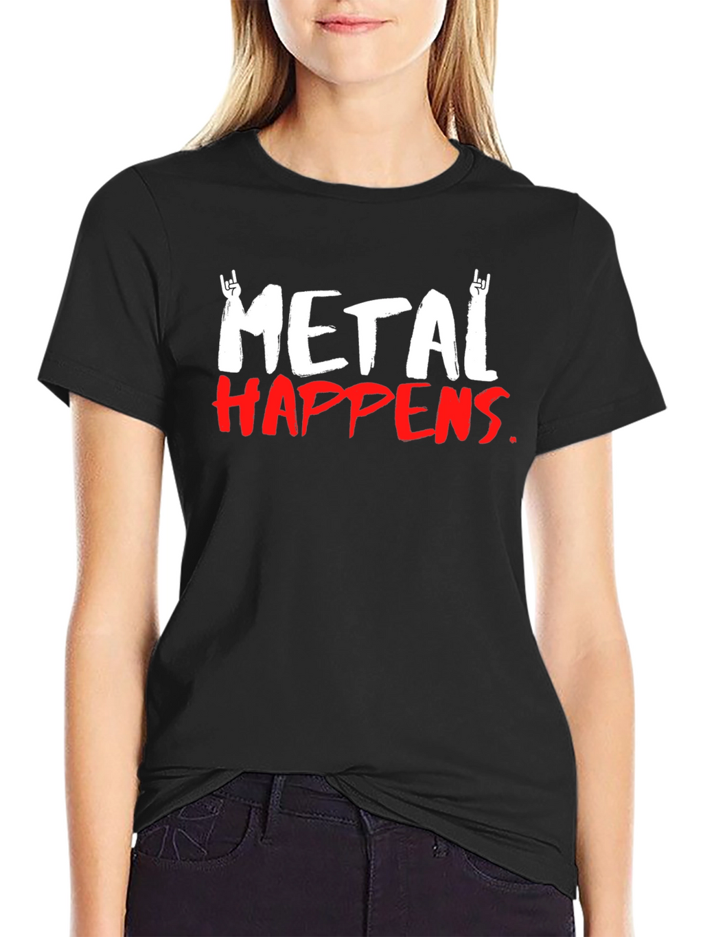 Metal Happens T-Shirt - Rock On Graphic Tee