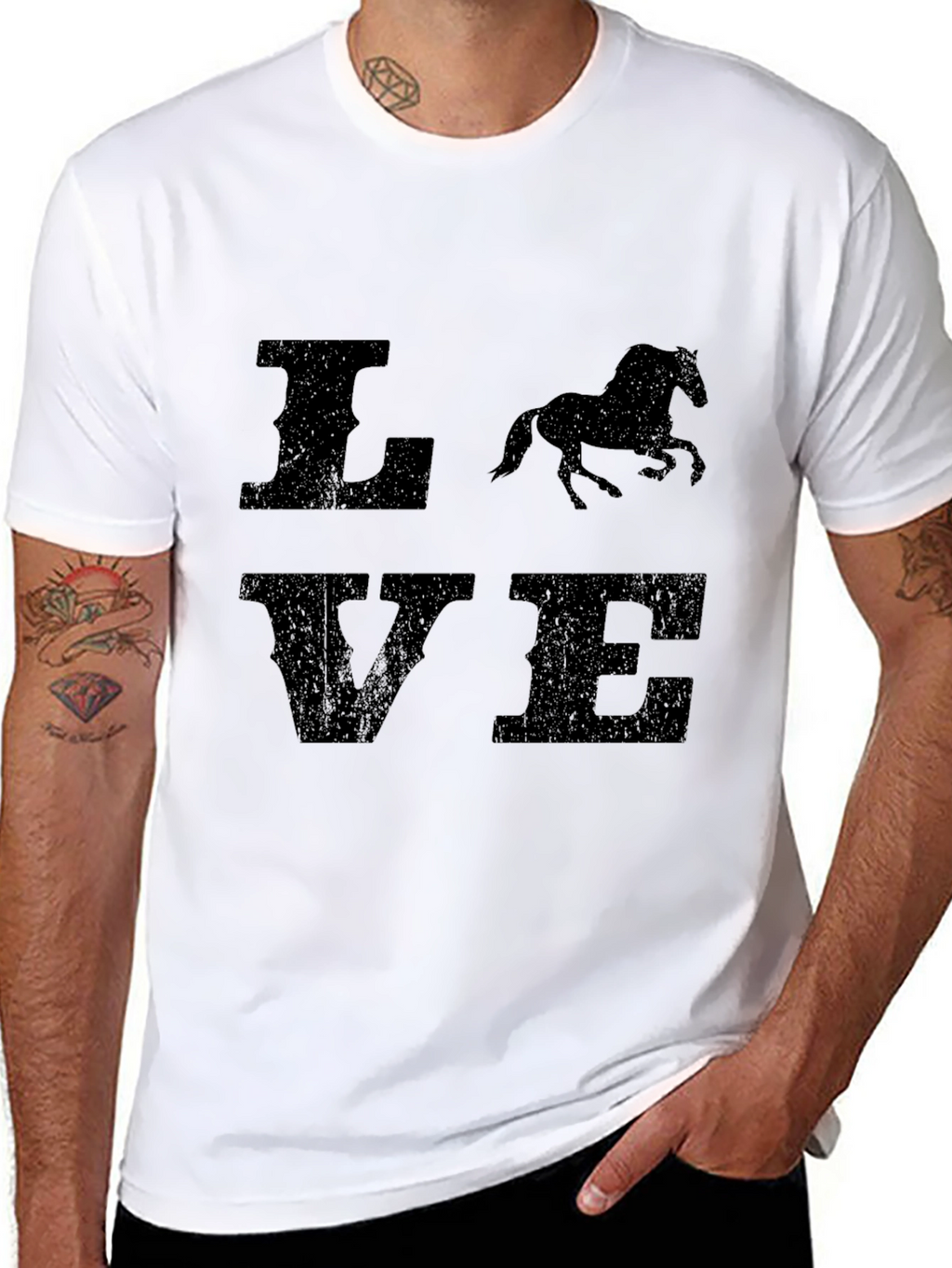 Love Horse Graphic T-Shirt - Unisex