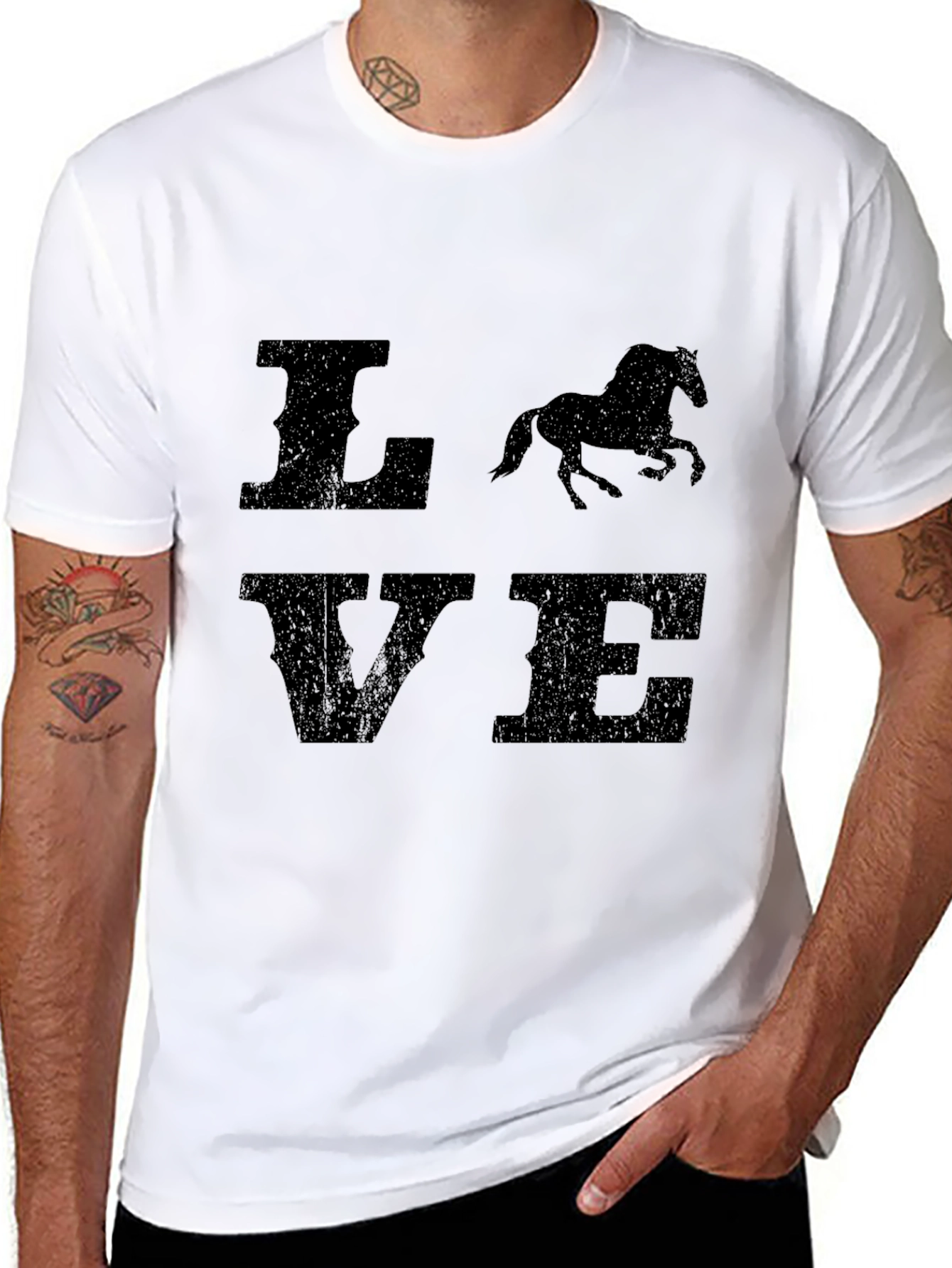 Love Horse Graphic T-Shirt - Unisex