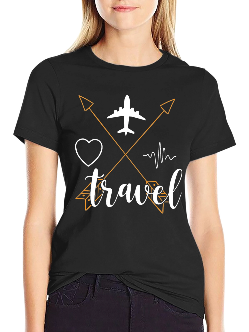 Travel Bug Arrow Tee - Wanderlust Adventure Shirt