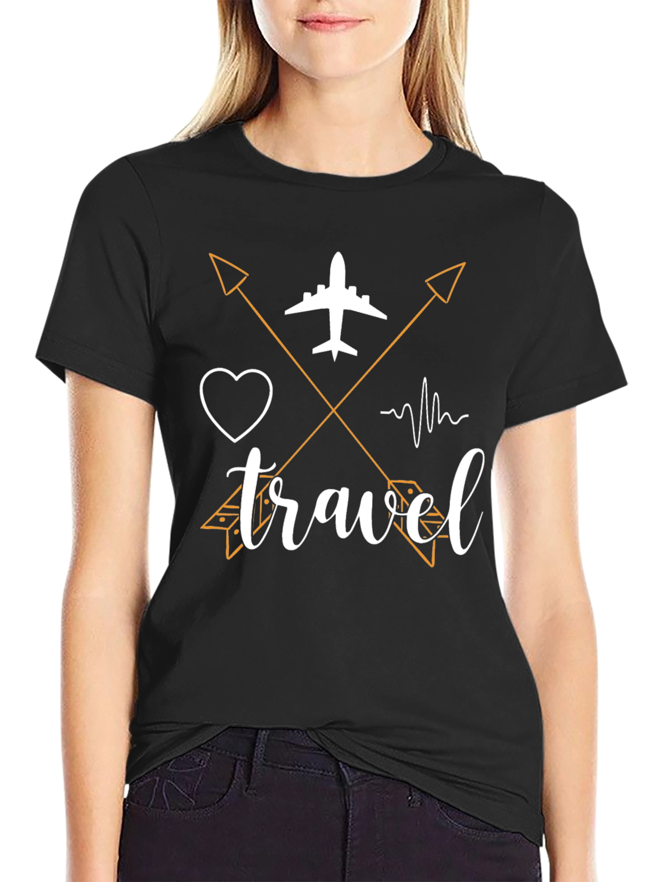 Travel Bug Arrow Tee - Wanderlust Adventure Shirt