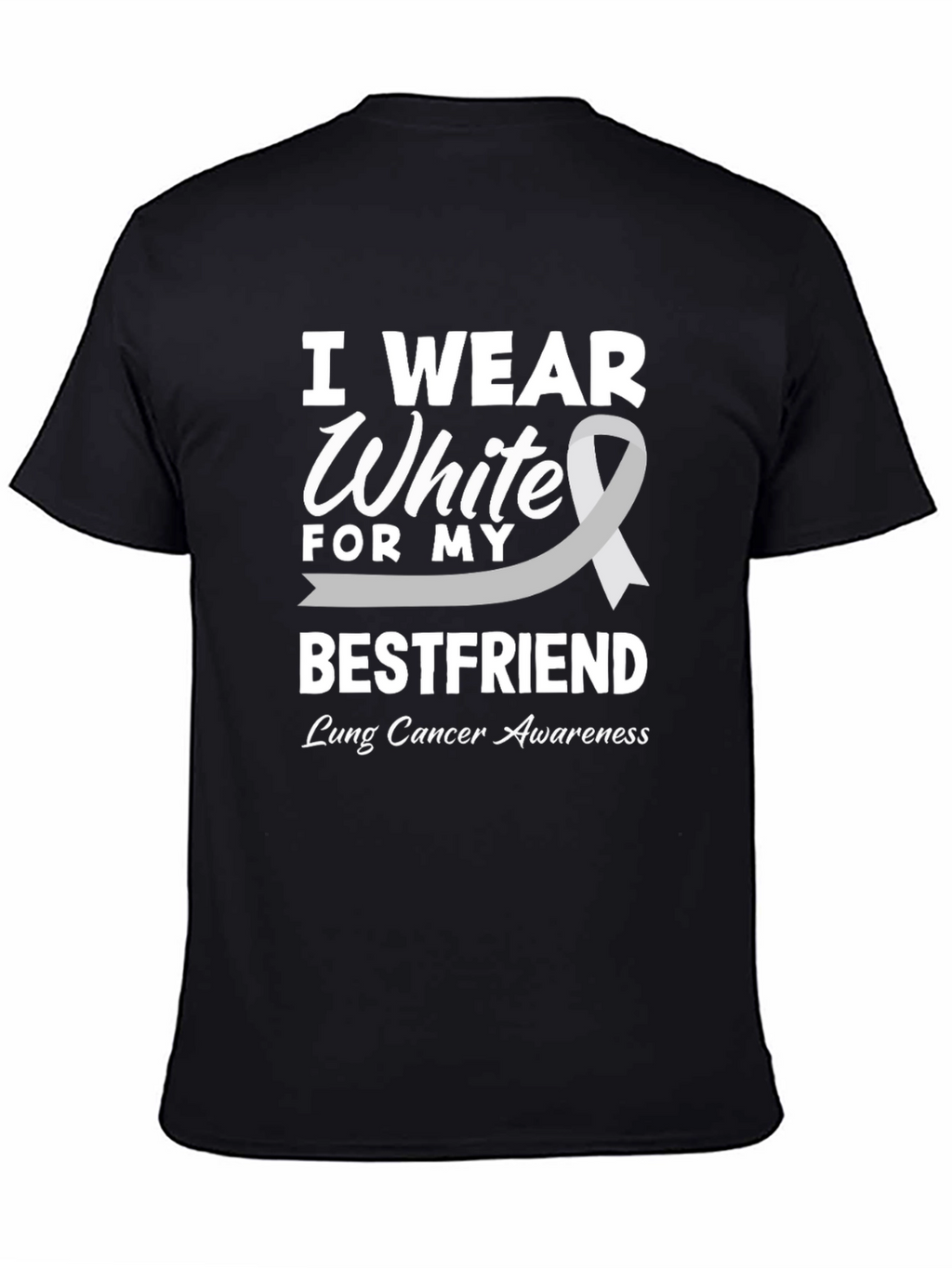 Lung Cancer Awareness T-Shirt - I Wear White
