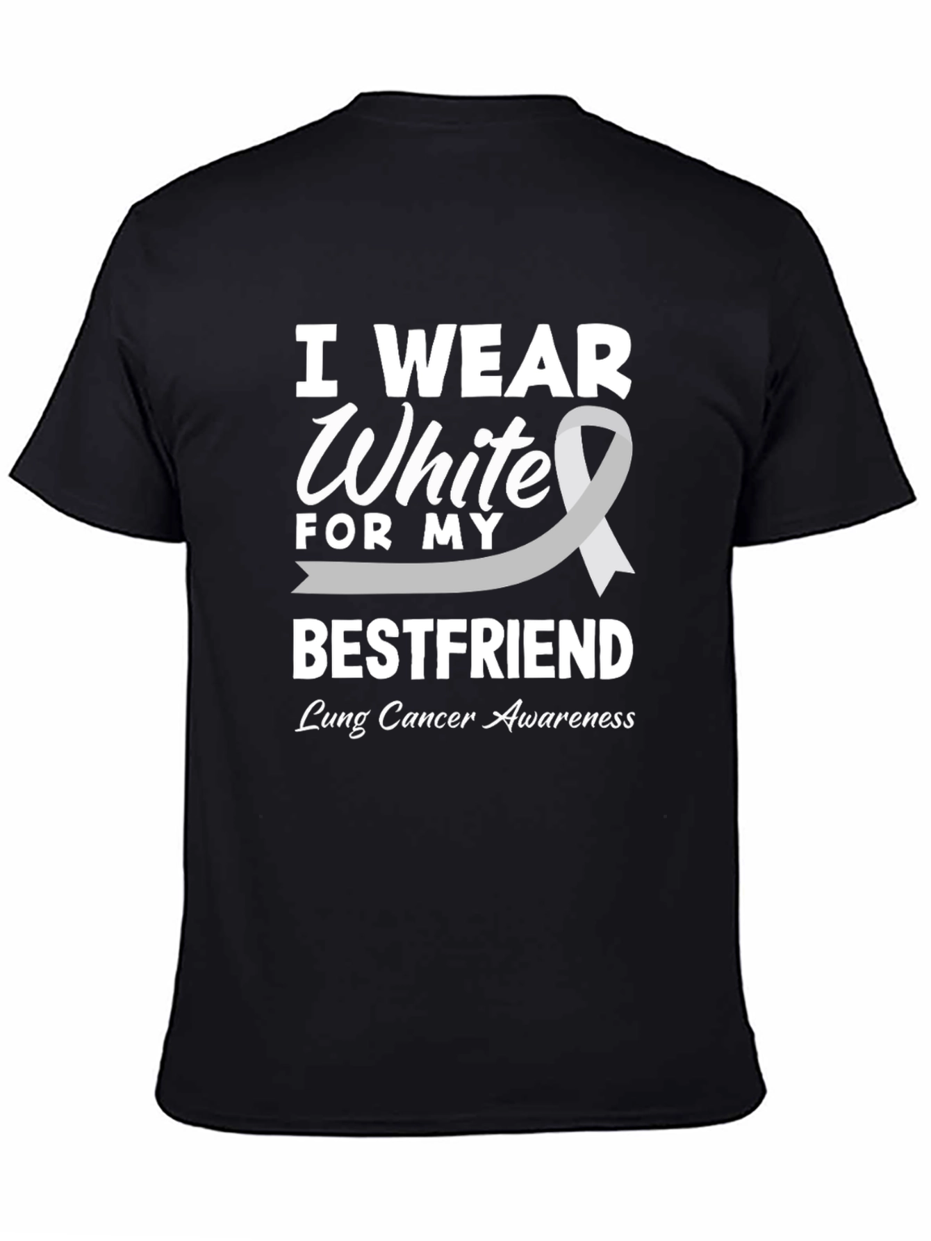 Lung Cancer Awareness T-Shirt - I Wear White
