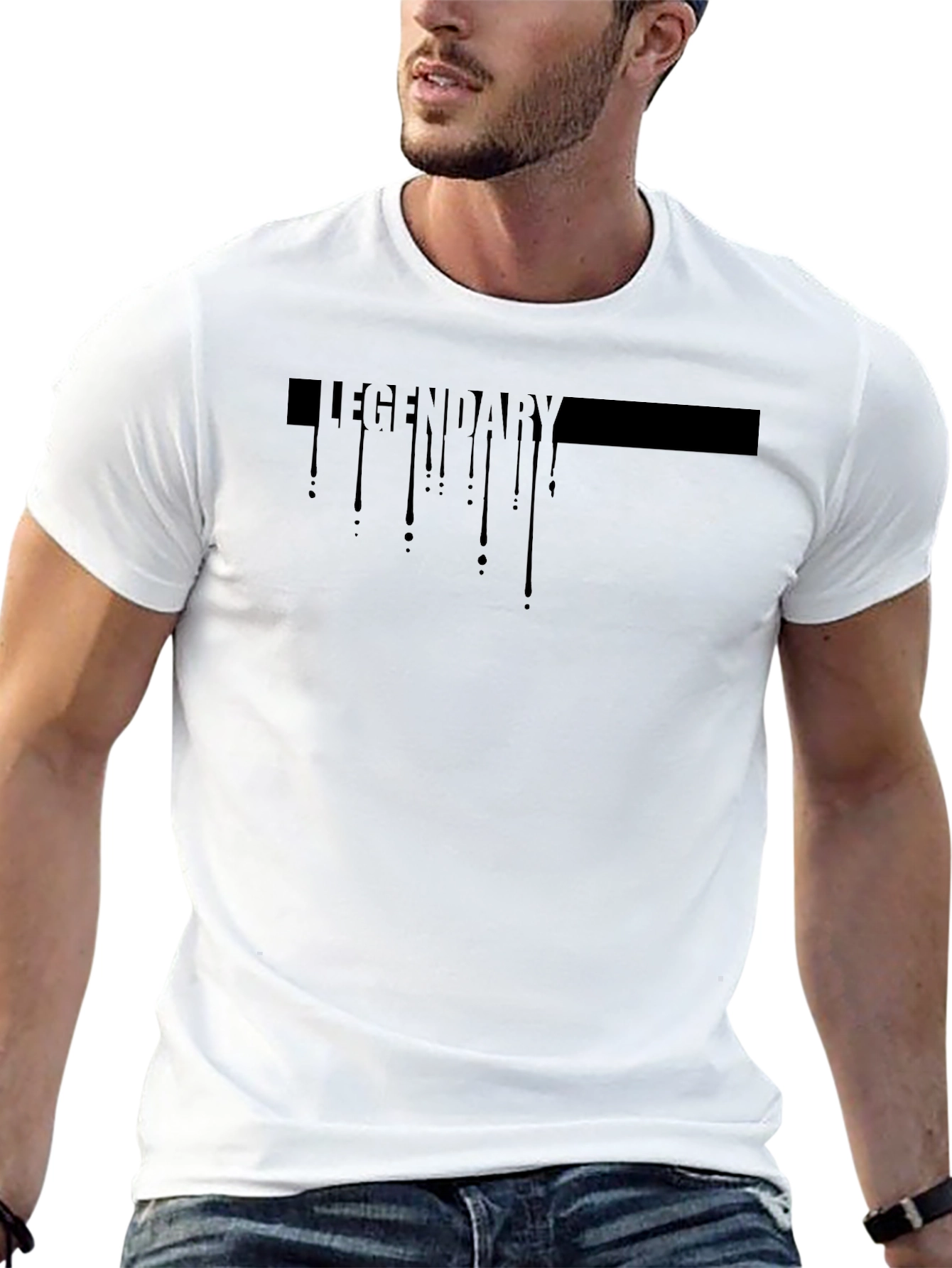 Legendary Drip Graphic Black T-Shirt